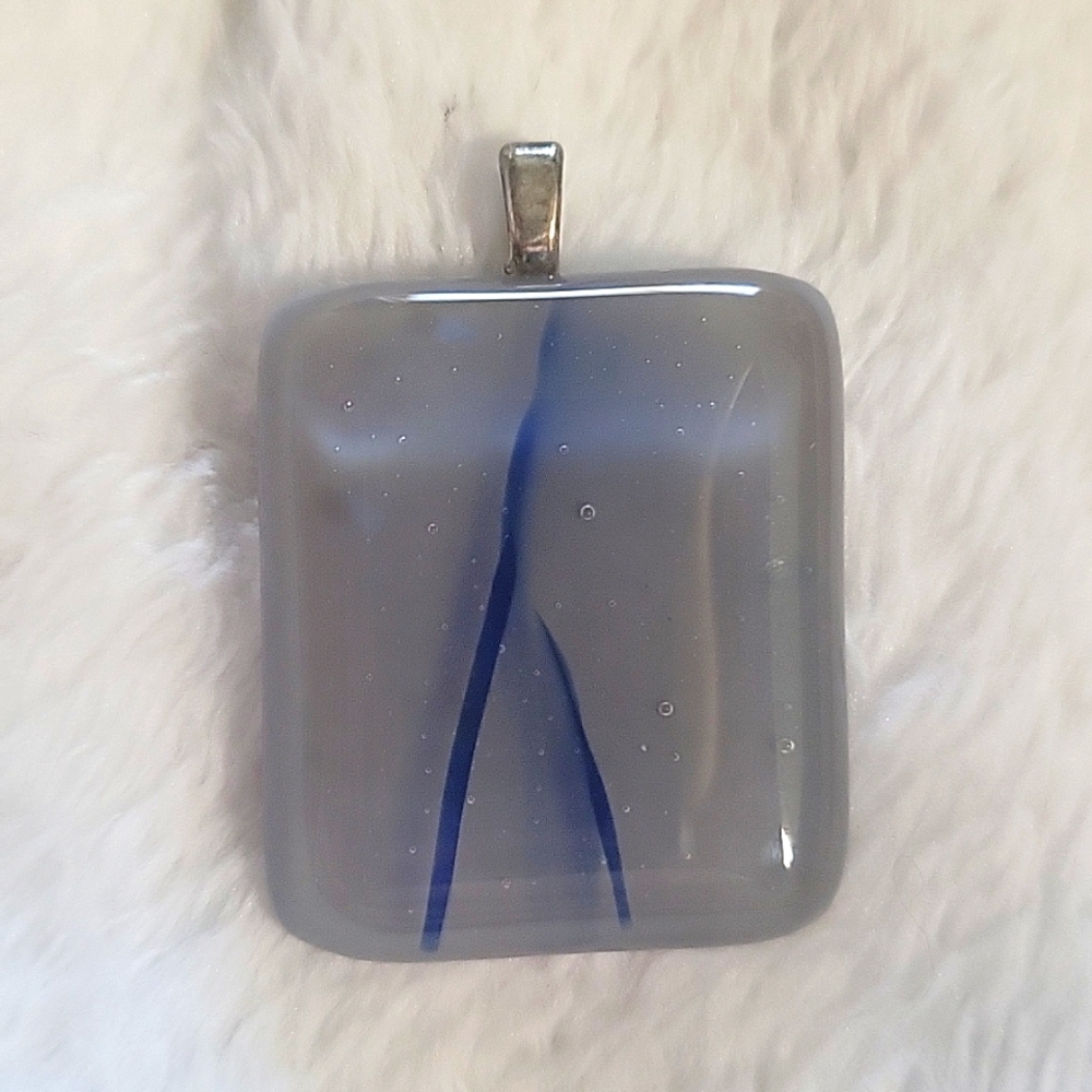 Handcrafted Blown Glass Pendant